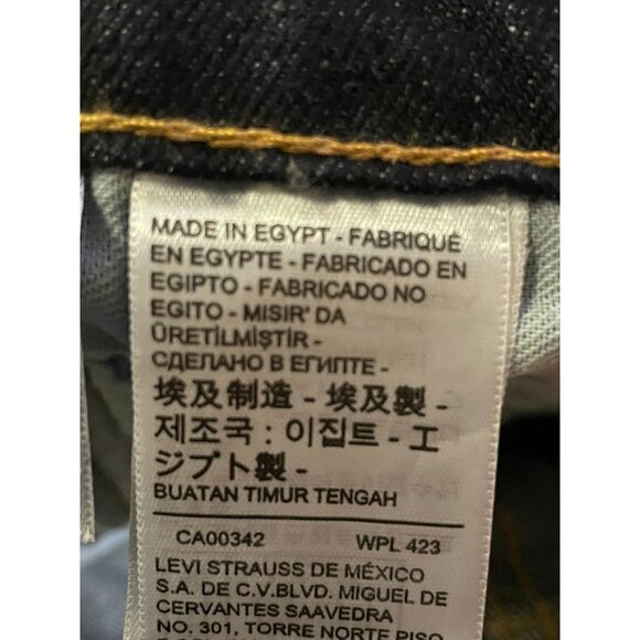 Levis 511 Jean Shorts Mens 48 (waist measures 46”) NEW Irregular Cutoffs - Picture 13 of 16